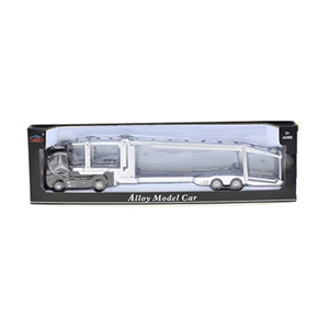 تریلی حمل خودرو مشکی مدل بنز آکتروس 1:50 Trailer Model Benz Actros_اسباب بازی